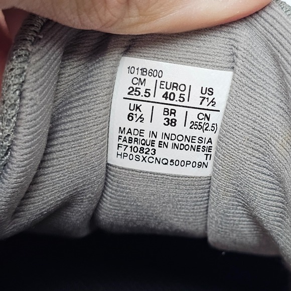 Asics Mens Gel Excite 10 Running Shoes Size 7.5 Gray 1011B600 - Picture 6 of 8